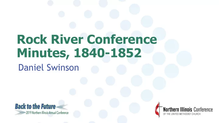 rock river conference minutes 1840 1852
