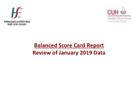 balanced score card report review of january 2019 data