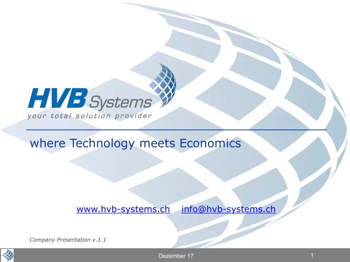 where technology meets economics