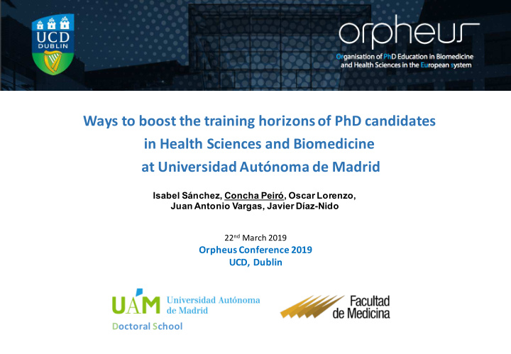 ways to boost the training horizons of phd candidates in