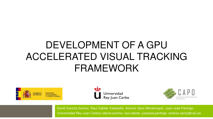 accelerated visual tracking