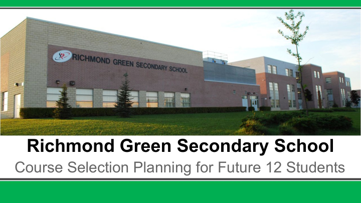 richmond green secondary school