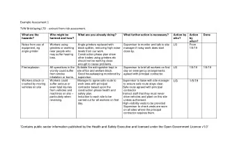 Contains public sector information published by the Health and Safety Executive and licensed
