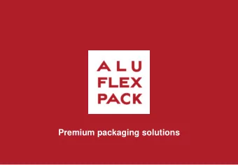 Premium packaging solutions  1  Aluflexpack AG  Half year 2020 results  24 August 2020  Disclaimer