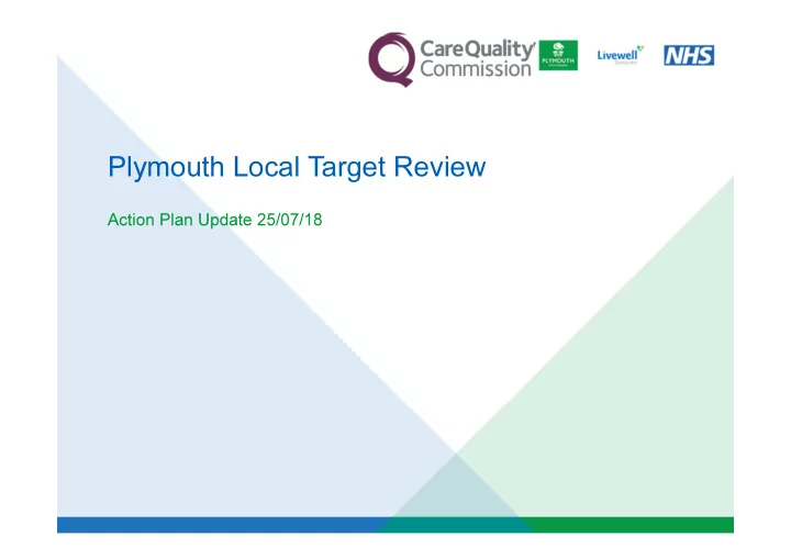 plymouth local target review