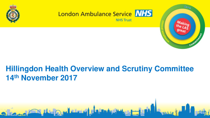 hillingdon health overview and scrutiny committee 14 th