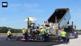 Agenda  Market Backdrop &amp; Trading Performance  Financial Performance  Outlook CRH plc, Interim