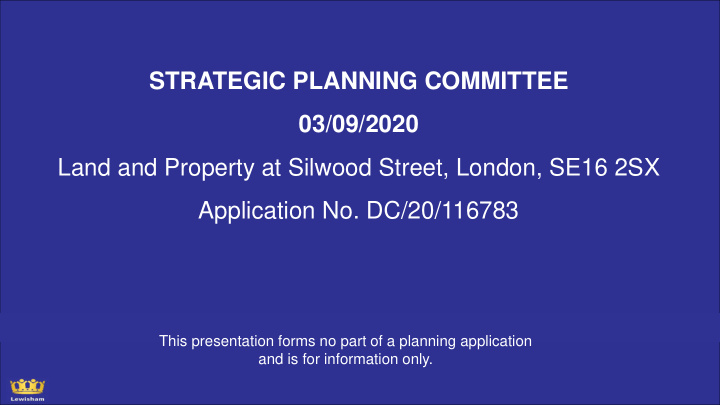strategic planning committee 03 09 2020 land and property