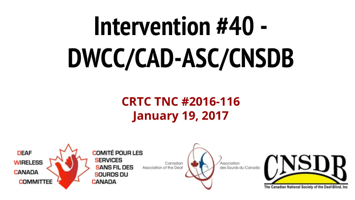 intervention 40 dwcc cad asc cnsdb