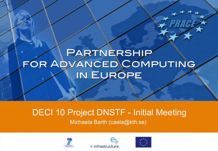 deci 10 project dnstf initial meeting