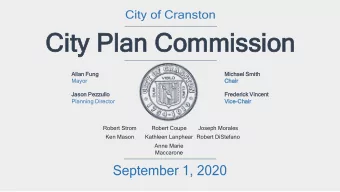 Ci  City  ty Pl  Plan  an Co  Commissio  mission  Allan  an Fung  Michael  hael Smith  th  Mayor
