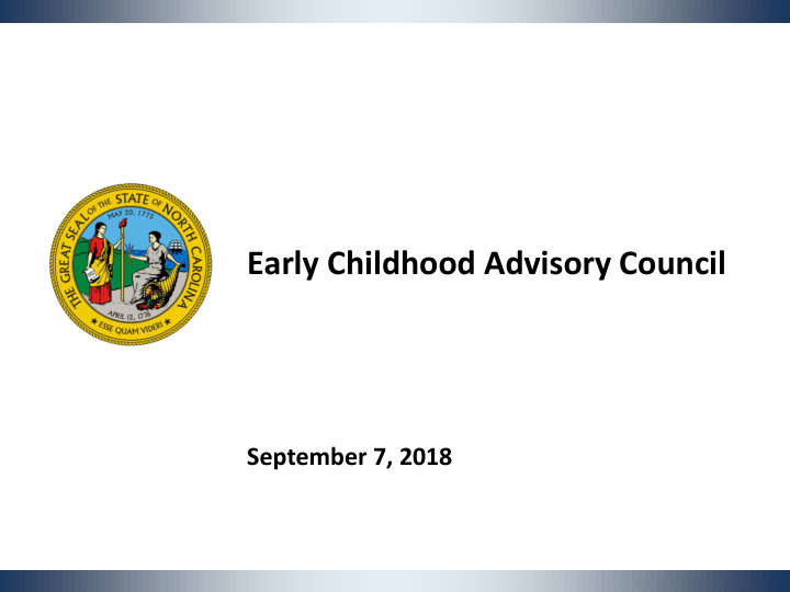 early childhood advisory council