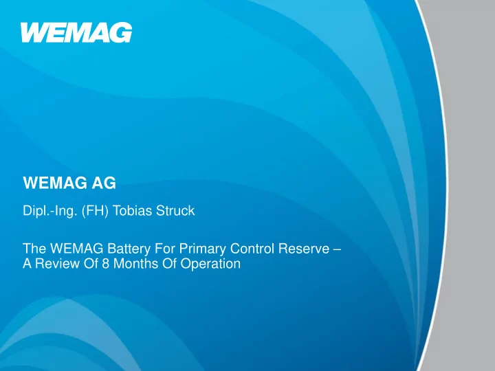 wemag ag