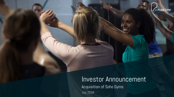 investor announcement