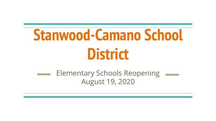 stanwood camano school district