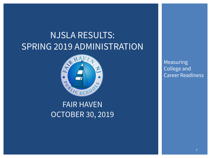 njsla results spring 2019 administration