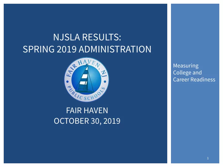 njsla results spring 2019 administration