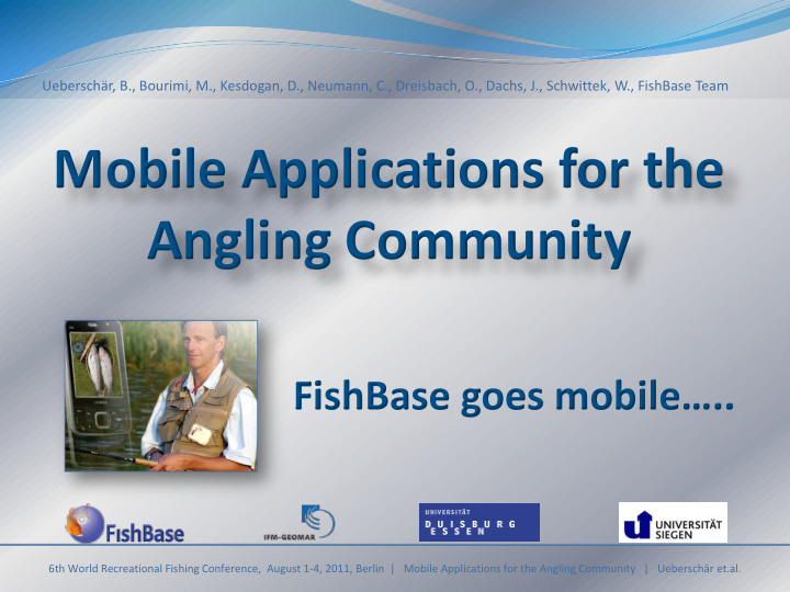 angling community