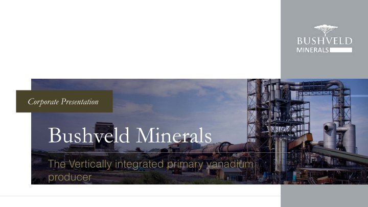 bushveld minerals