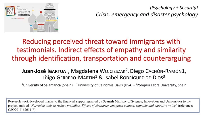reducing perceived threat toward immigrants with re
