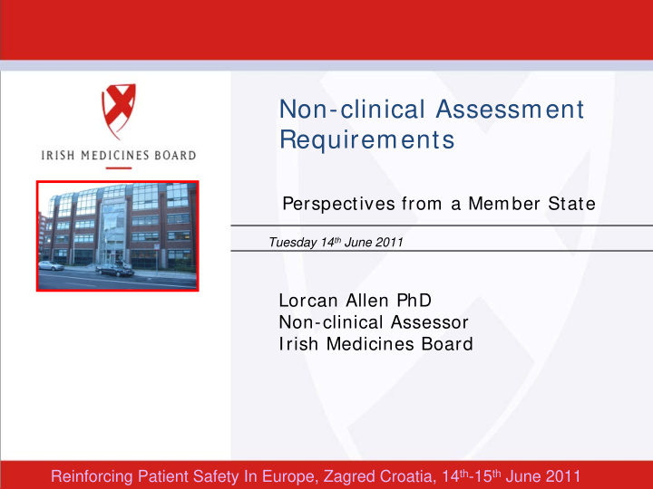 non clinical assessment requirements