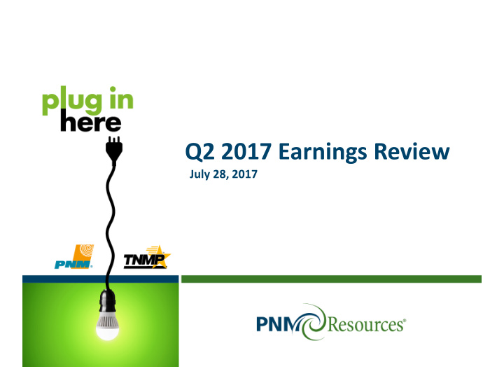 q2 2017 earnings review
