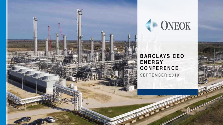 barclays ceo energy conference