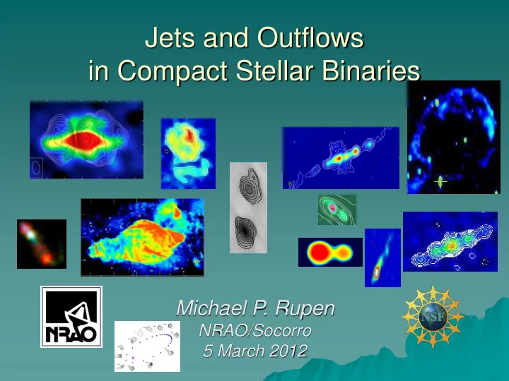 jets and outflows