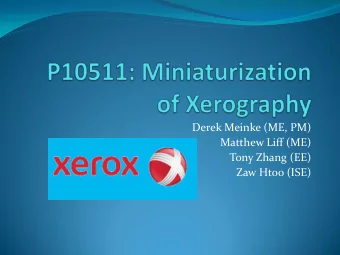 Derek Meinke (ME, PM)  Matthew Liff (ME)  Tony Zhang (EE)  Zaw Htoo (ISE)  Where We Are  On