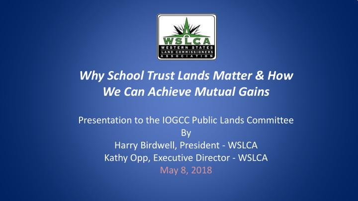 why school trust lands matter amp how we can achieve