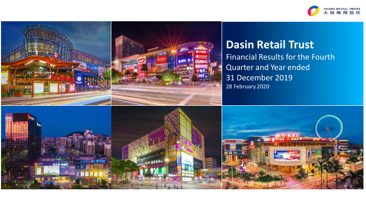 dasin retail trust