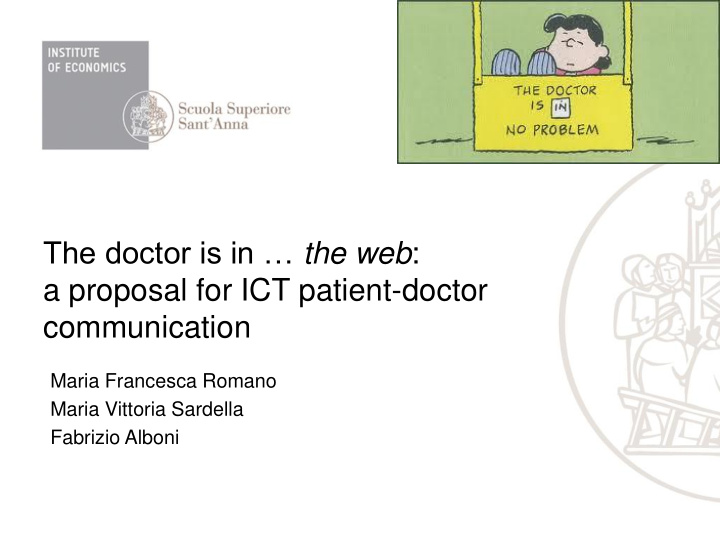 the doctor is in the web a proposal for ict patient doctor