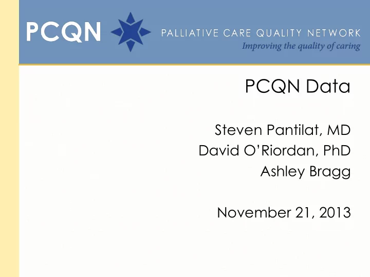 pcqn data