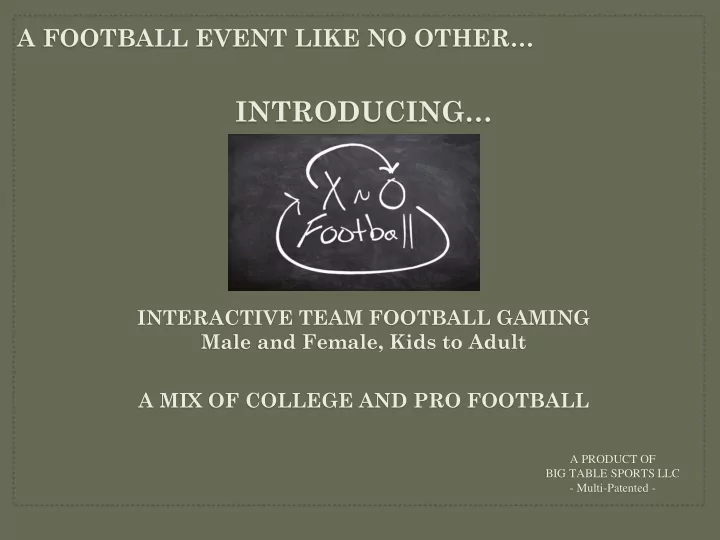 introducing