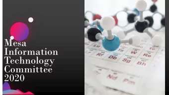 Information  Technology  Committee  2020  Classroom Support  Fermentation Smart room installation