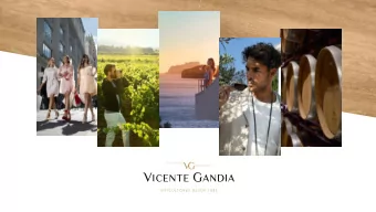 CONTENTS  QUALITY  PRESTIGE  ART IN BARREL  VICENTE GANDIA FIGURES  MAIN BRANDS  MULTIMEDIA