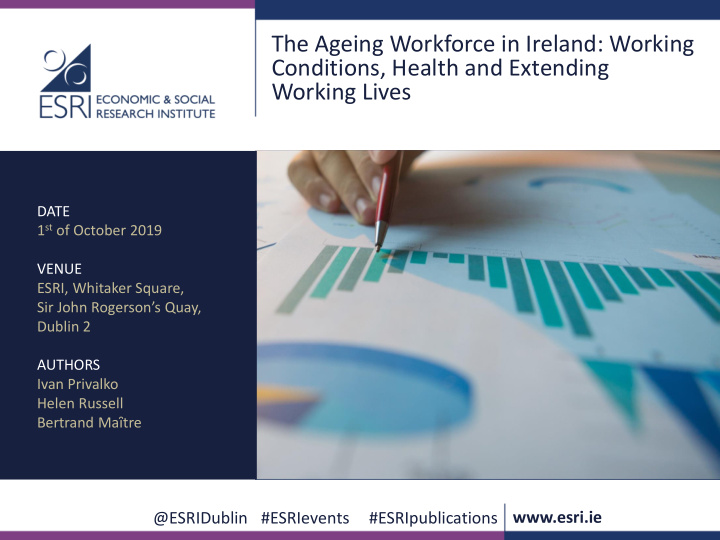 the ageing workforce in ireland working conditions health