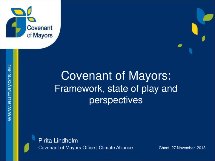 covenant of mayors