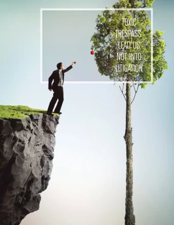 toxic  trespass:  lead us  not into  litigation  5  society, we all carry a sampling of the chem-