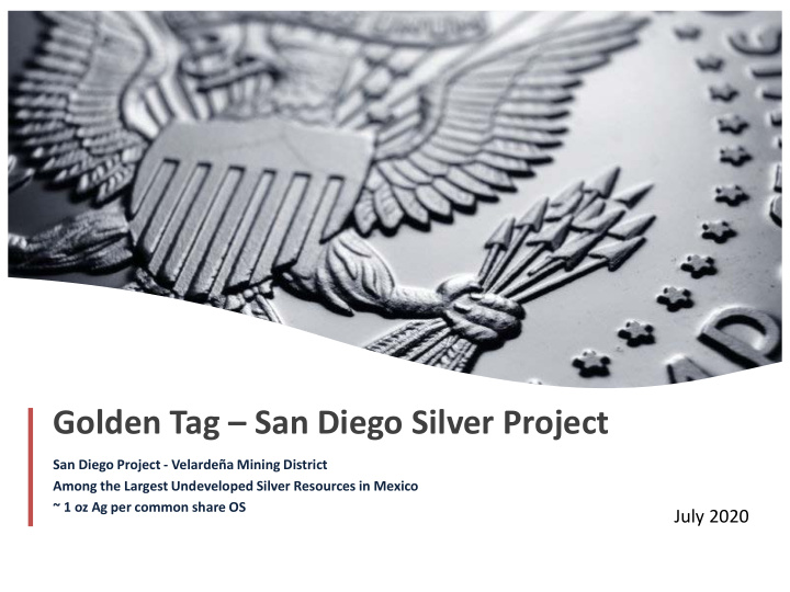 golden tag san diego silver project