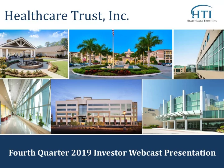 healthcare trust inc