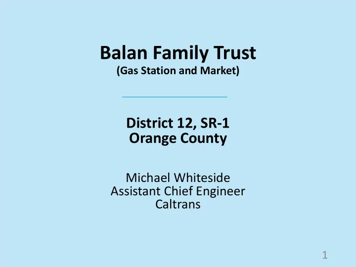 balan family trust