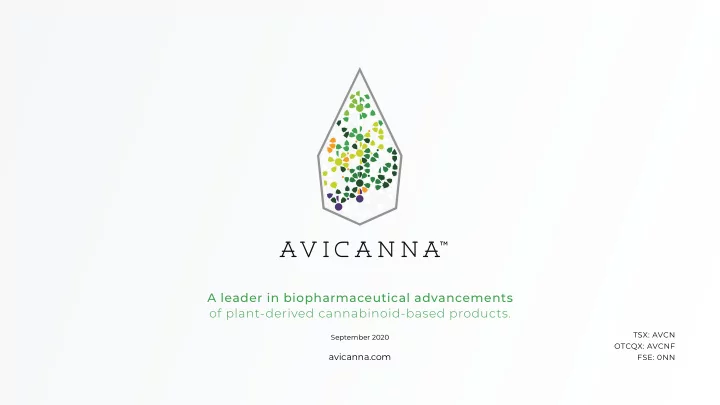 a leader in biopharmaceutical advancements of plant