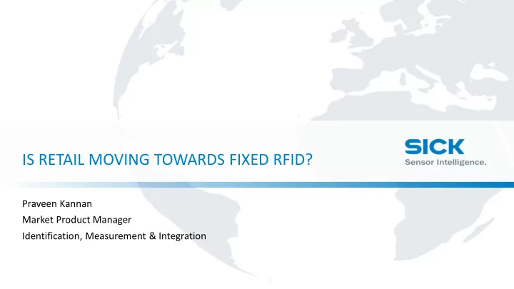 is retail moving towards fixed rfid