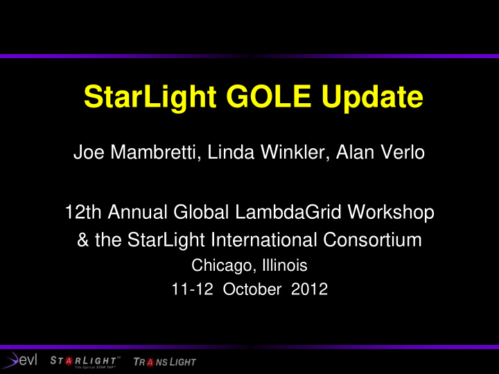 starlight gole update