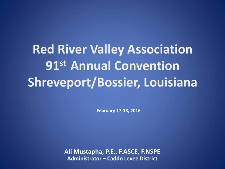 91 st annual convention