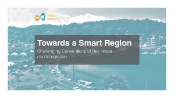 Towards a Smart Region  Challenging Conventions of Resilience  and Integration    I feel like