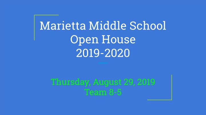marietta middle school open house 2019 2020