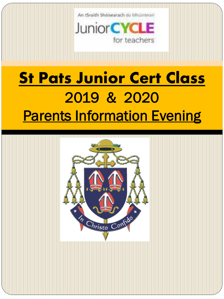 st pats junior cert class