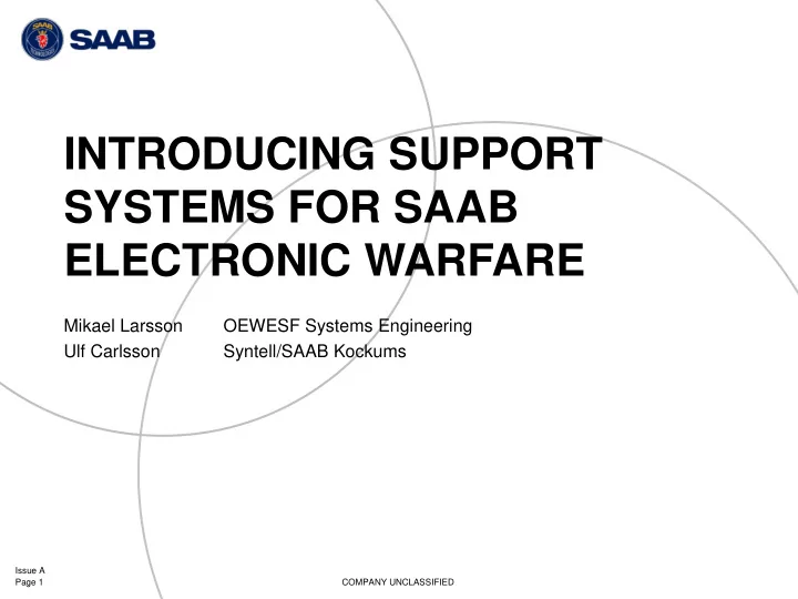 introducing support